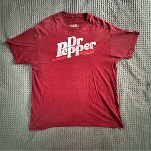 Dr Pepper Red Short Sleeve Tee for Men